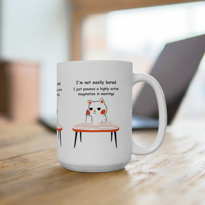 Easily Bored 15oz Ceramic Mug