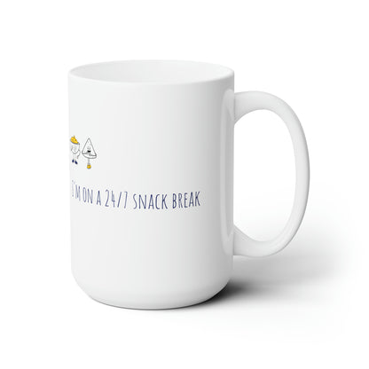 24/7 Snack Break 15oz Ceramic Mug